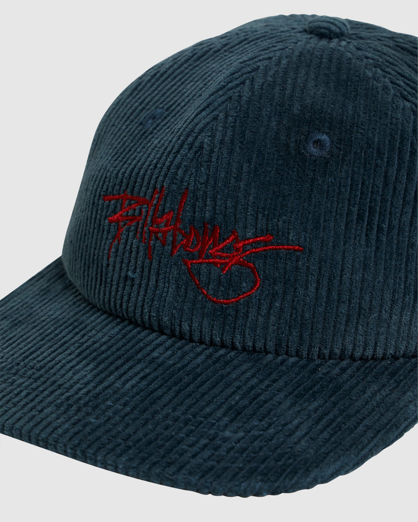 Script Cord Snapback Cap