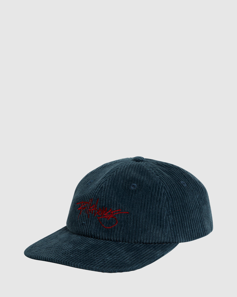 Script Cord Snapback Cap