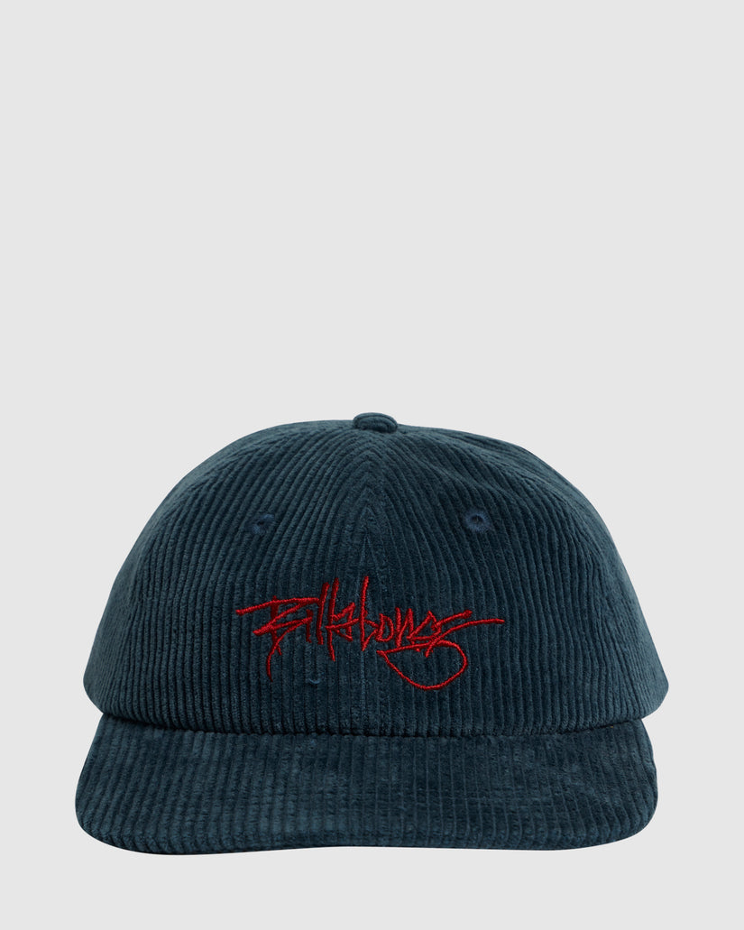 Script Cord Snapback Cap