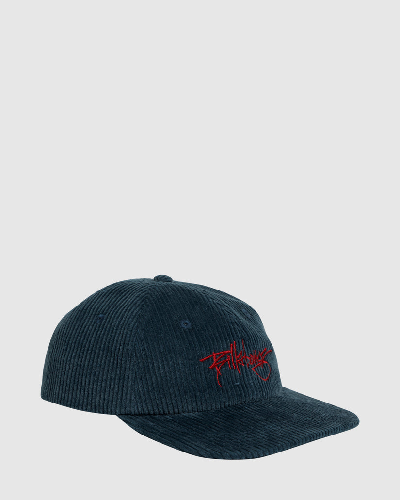 Script Cord Snapback Cap