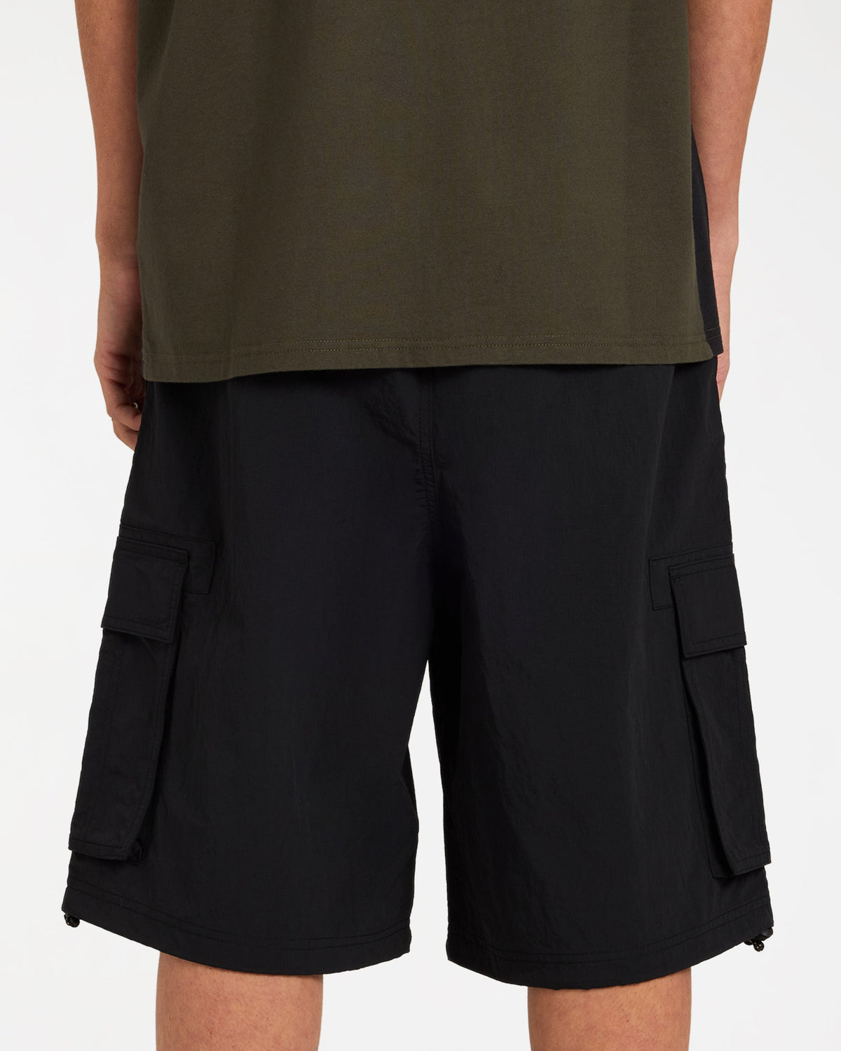 Mens Spec 73 Cargo Shorts Black - Image 6