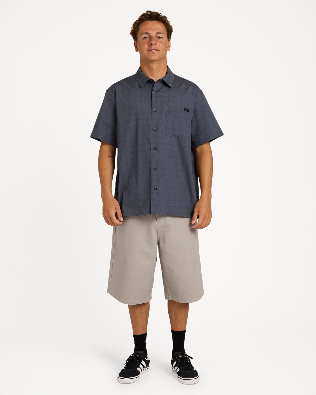 Mens Spec Mogul Shirt Navy - Image 5