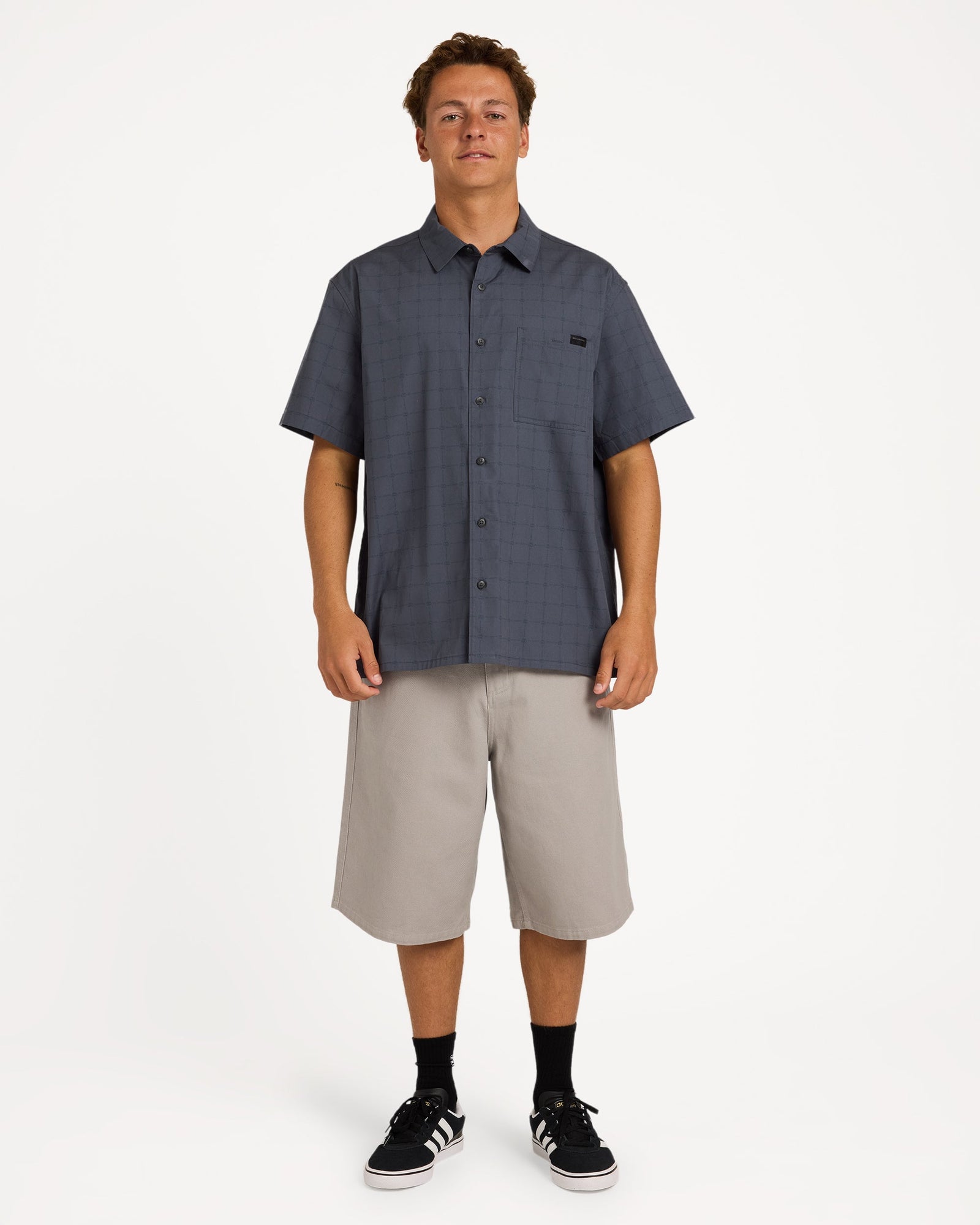 Mens Spec Mogul Shirt Navy - Image 5