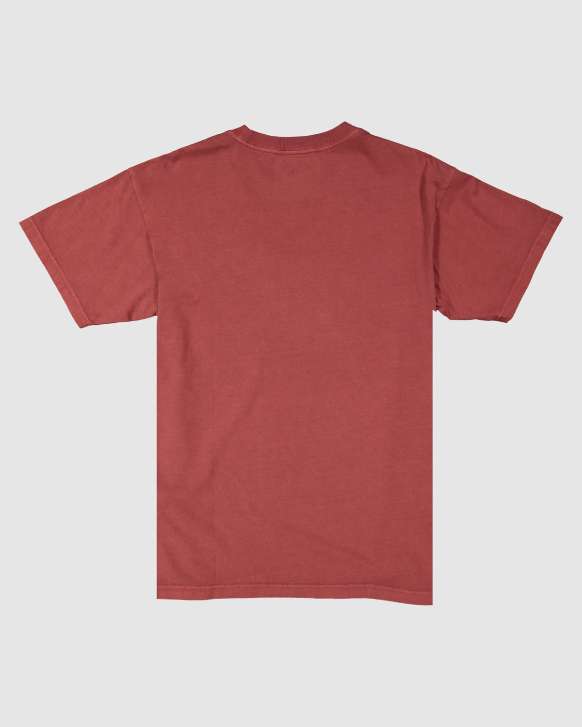 Mens Premium Wave Washed T-Shirt Brick - Image 9