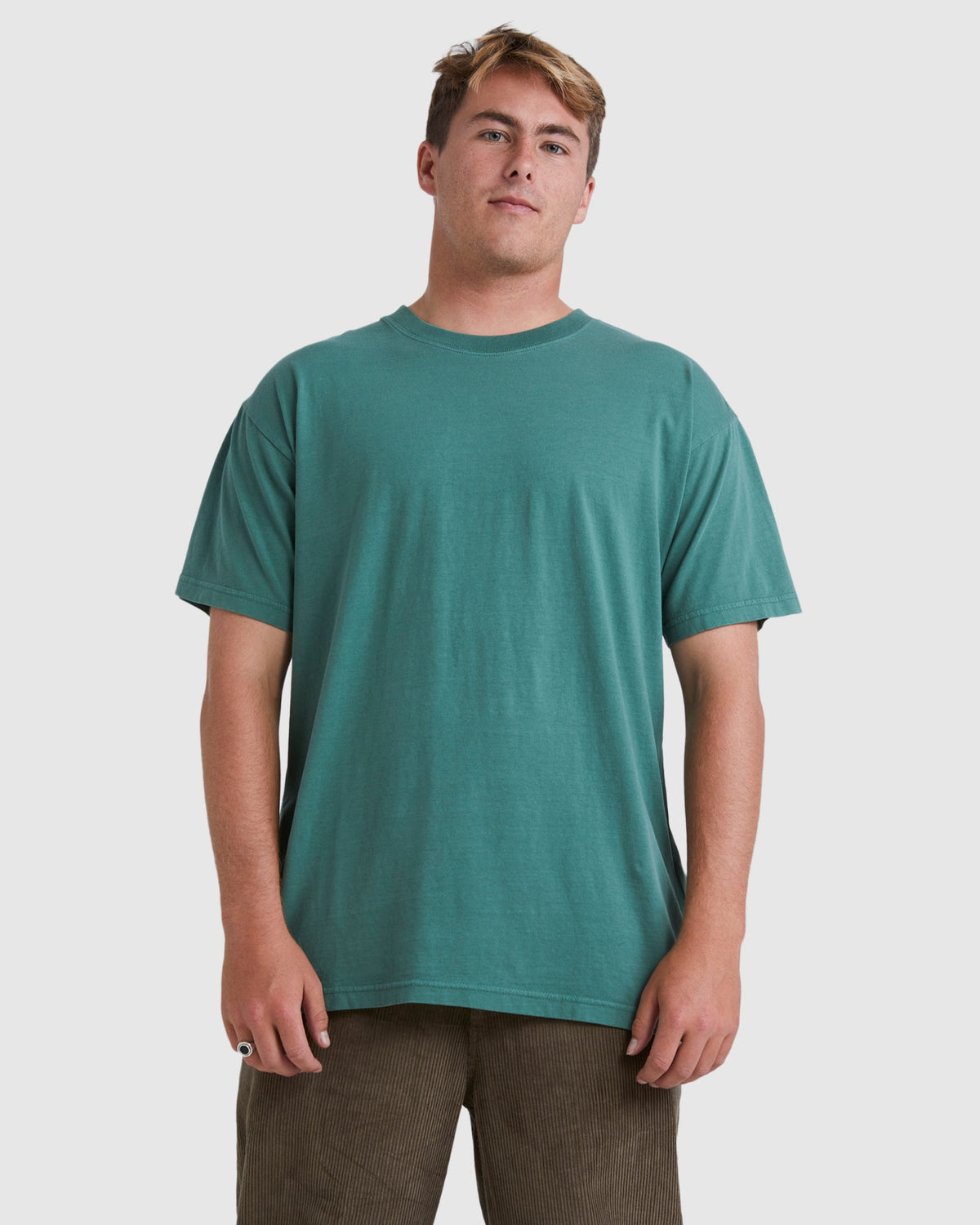 Mens Premium Wave Washed T-Shirt Jungle - Image 1
