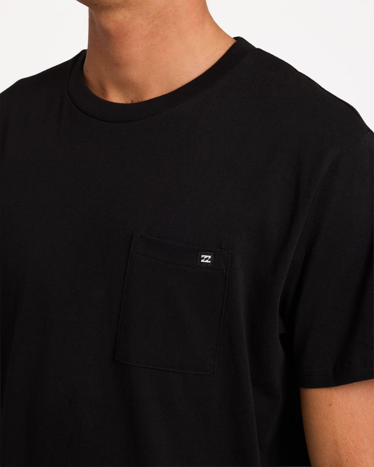 Mens Premium Pocket T-Shirt Black - Image 4