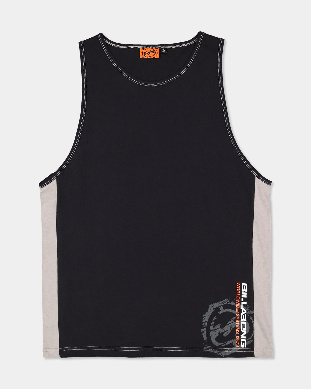 Mens Spec 73 Blast Tank Top Off Black - Image 7