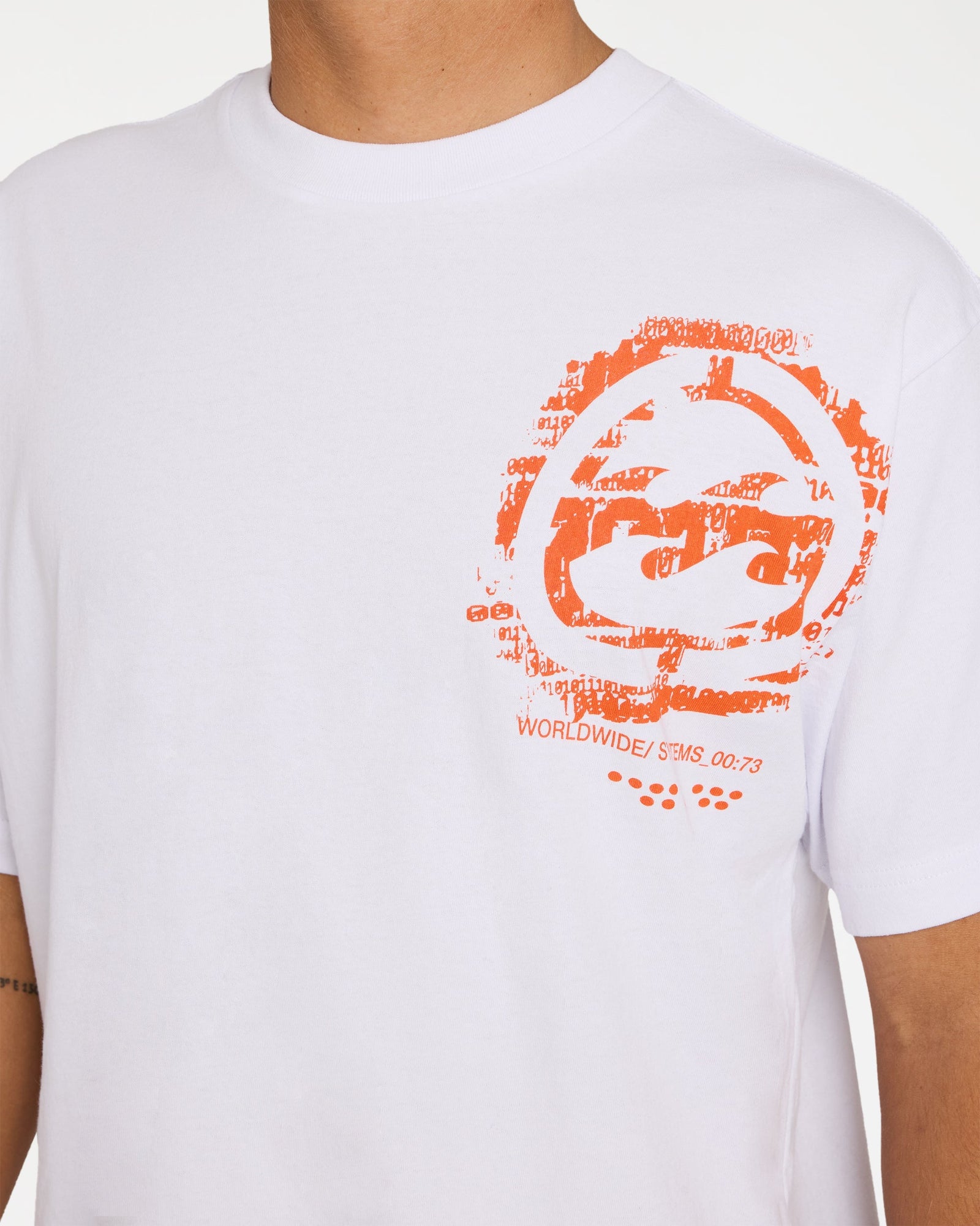 Mens Spec Blast T-Shirt White - Image 5