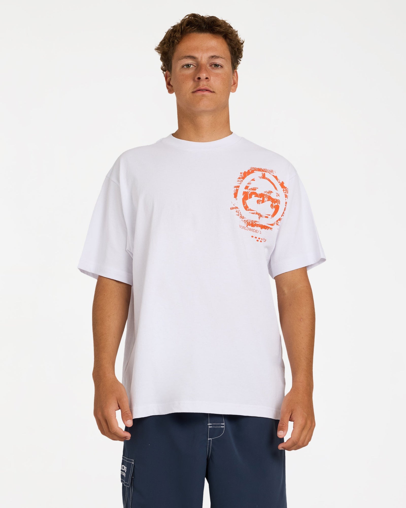 Mens Spec Blast T-Shirt White - Image 2