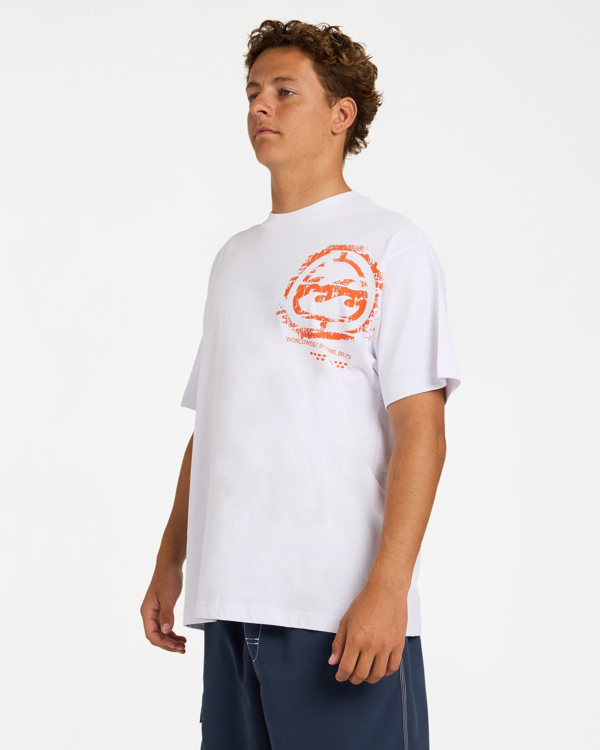 Mens Spec Blast T-Shirt White - Image 4