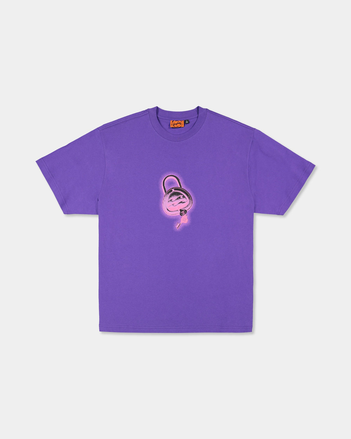 Mens Spec Lock T-Shirt Purple - Image 7