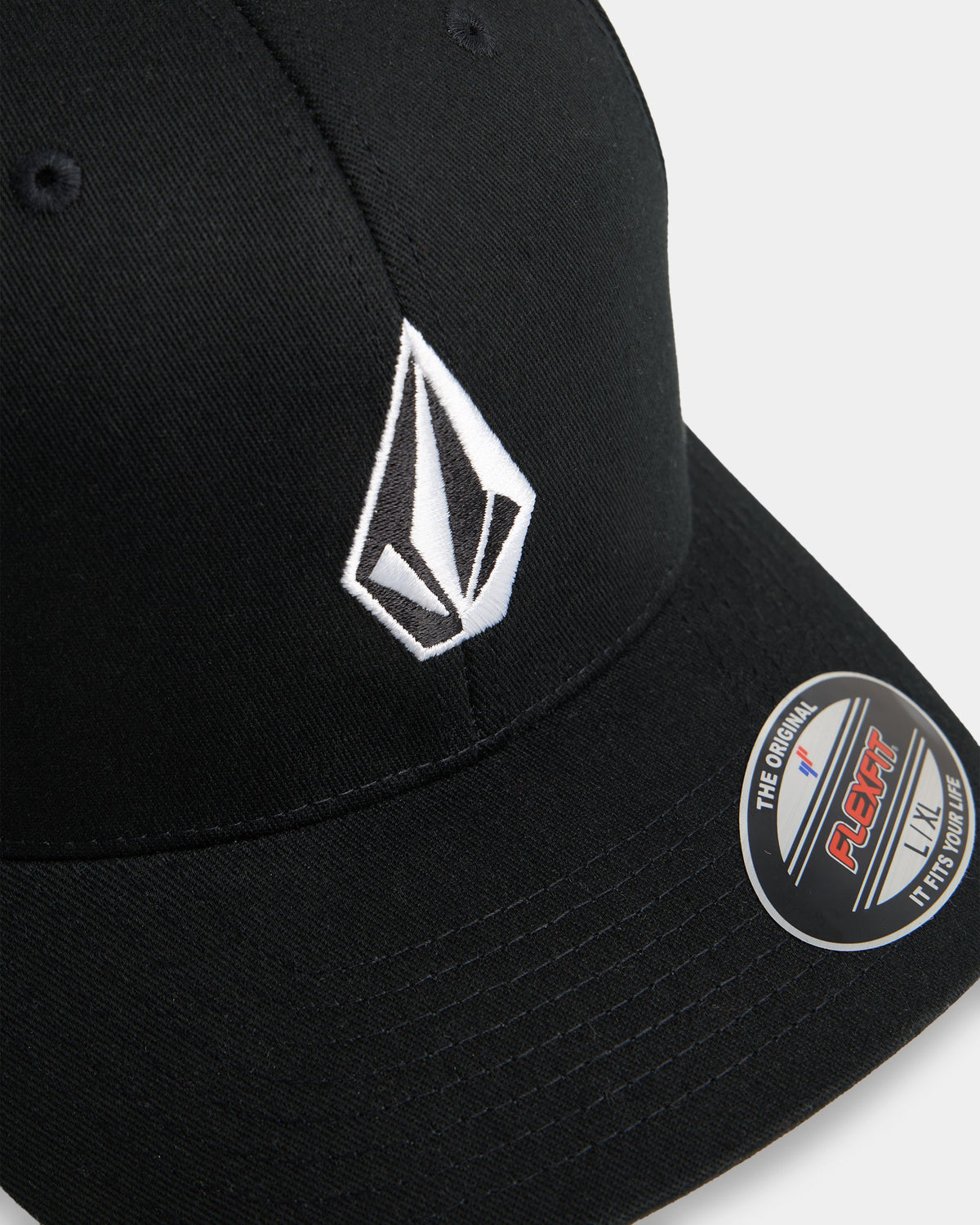 Mens Full Stone Flexfit Hat Black - Image 3