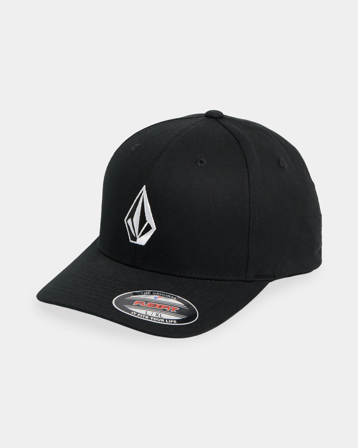 Mens Full Stone Flexfit Hat Black - Image 1