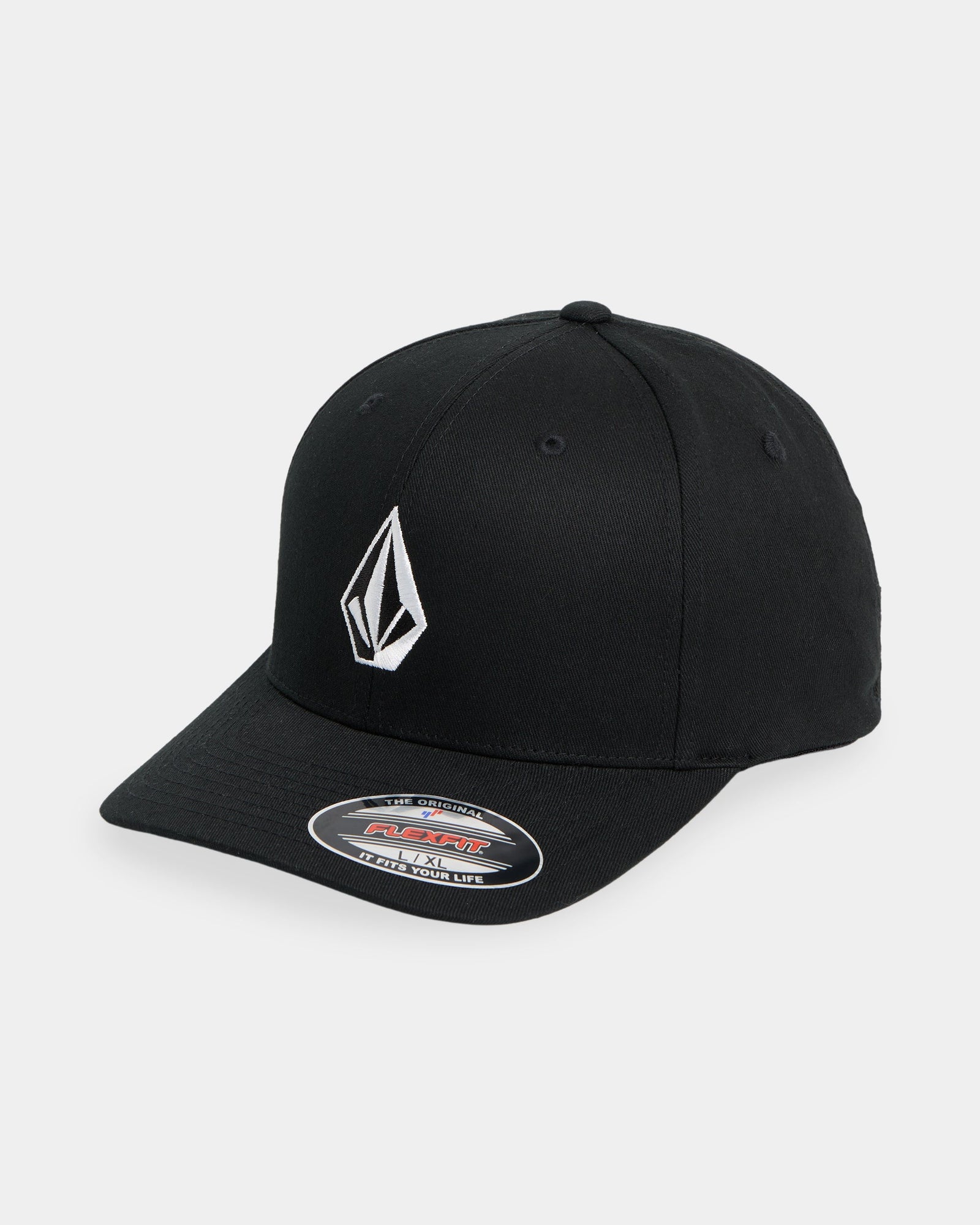Mens Full Stone Flexfit Hat Black - Image 1