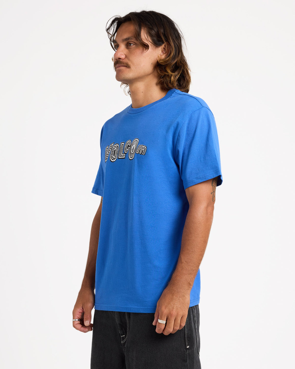 Mens Oh Stoned T-Shirt Regatta Blue - Image 3