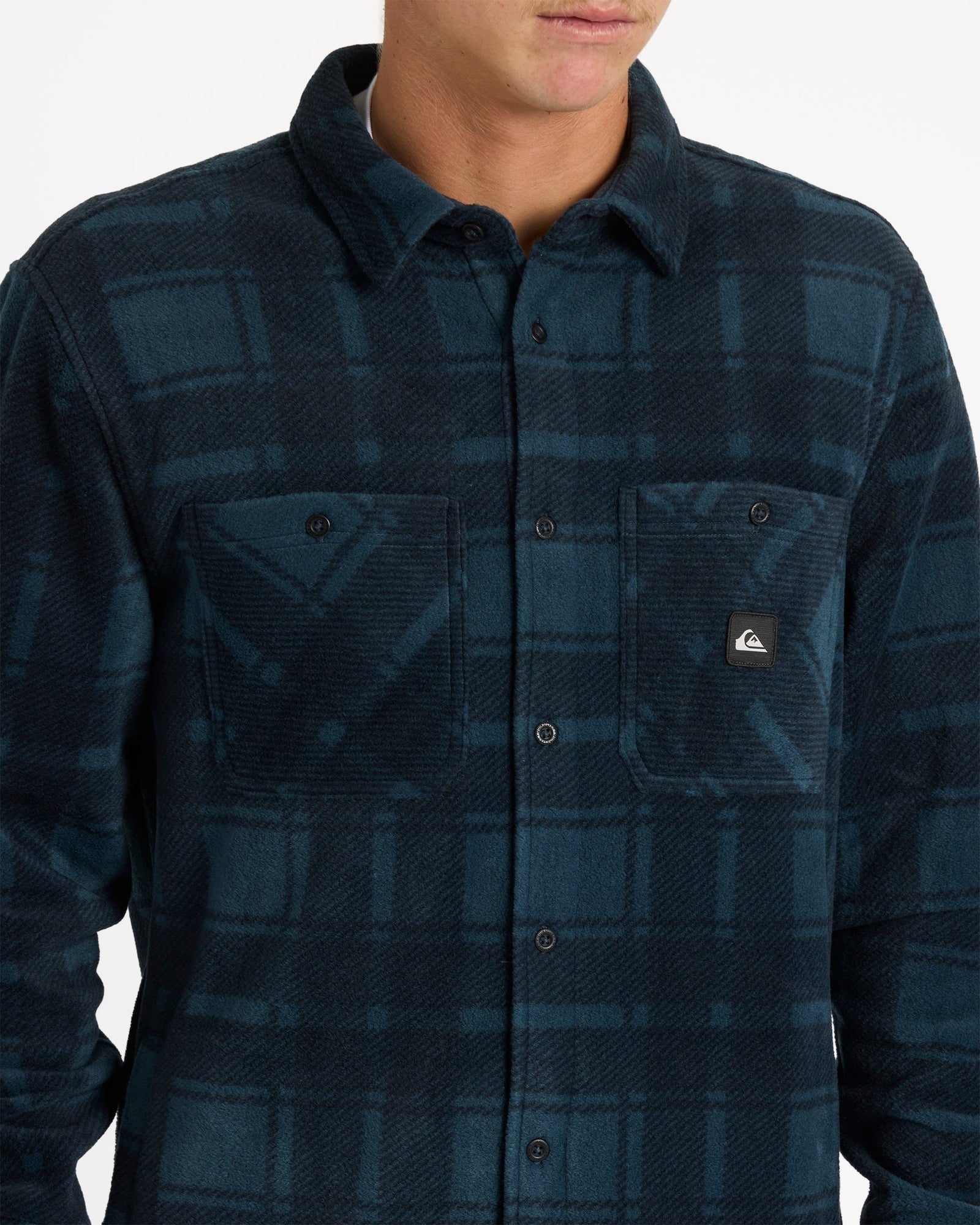 Mens North Sea Expedition III Long Sleeve Shirt Midnight Navy - Image 4