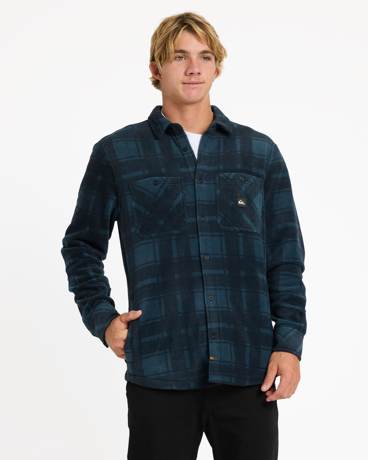 Mens North Sea Expedition III Long Sleeve Shirt Midnight Navy - Image 1