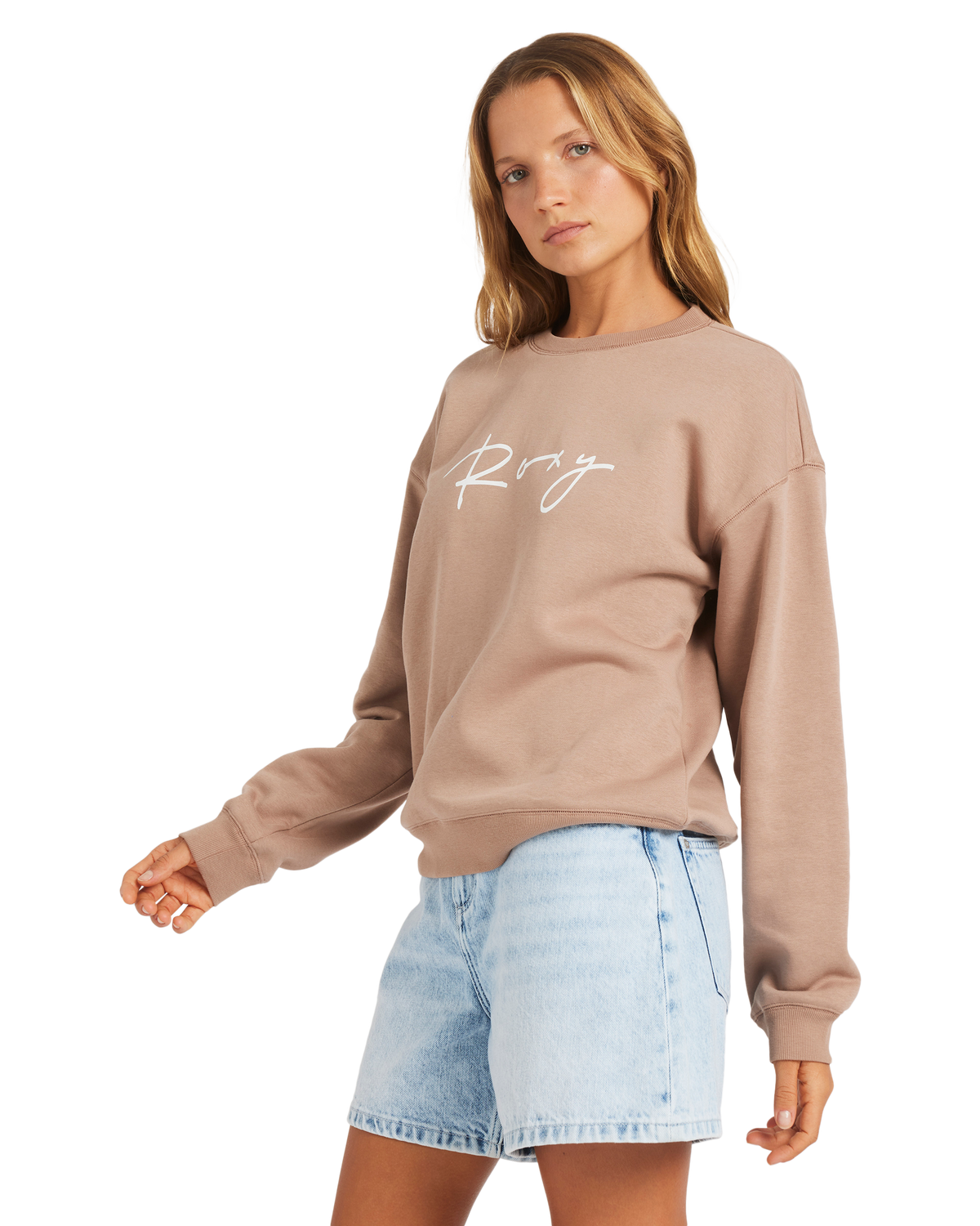 Womens Perfect Place Crew Portabella - Image 5