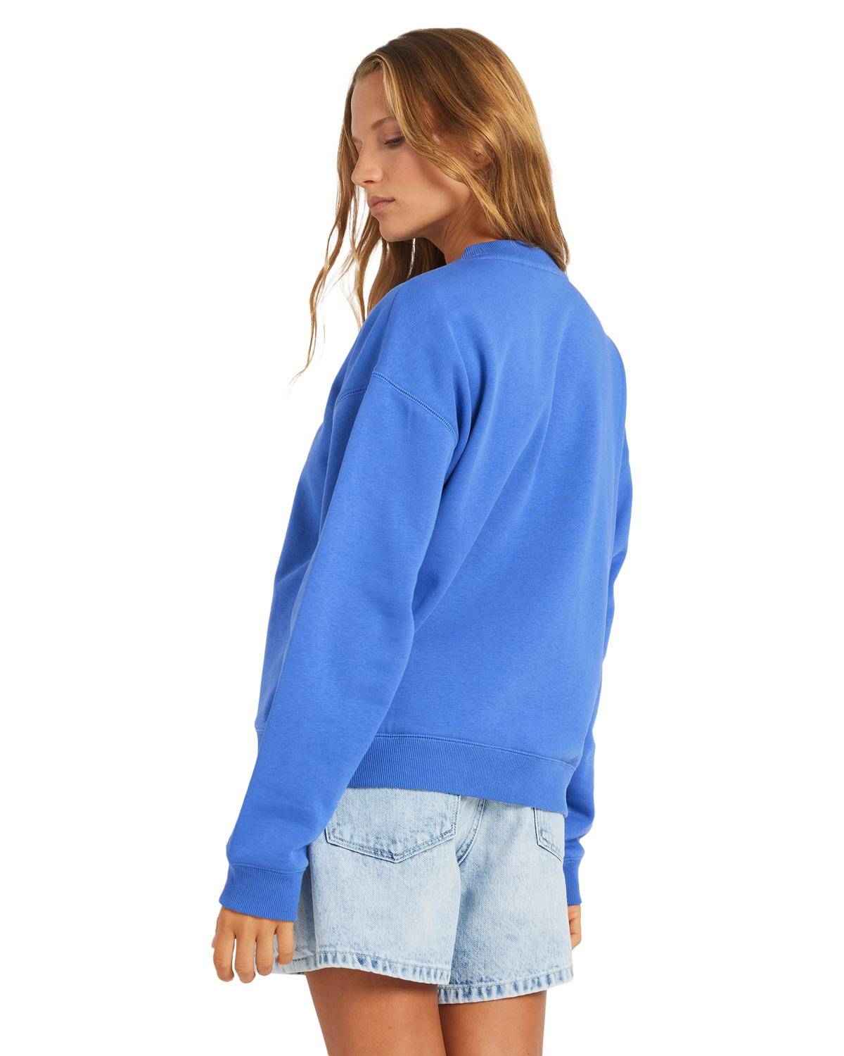 Womens Perfect Place Crew Dazzling Blue - Image 8
