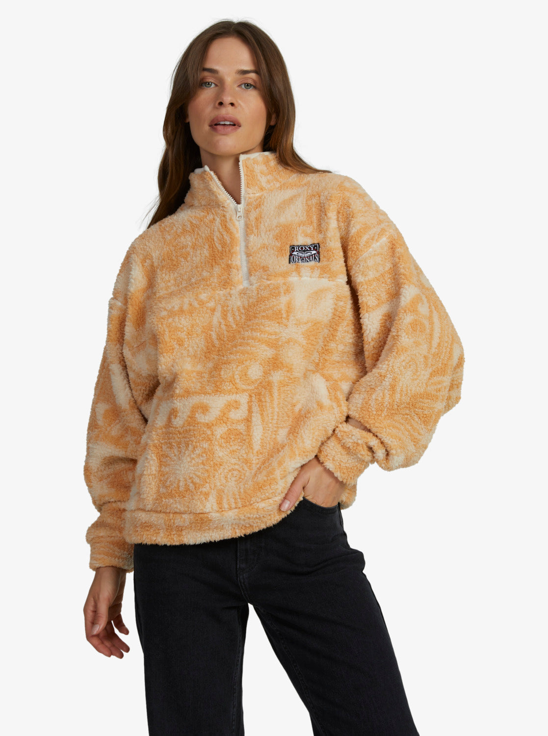 Womens Jive Talking Half-Zip Fleece