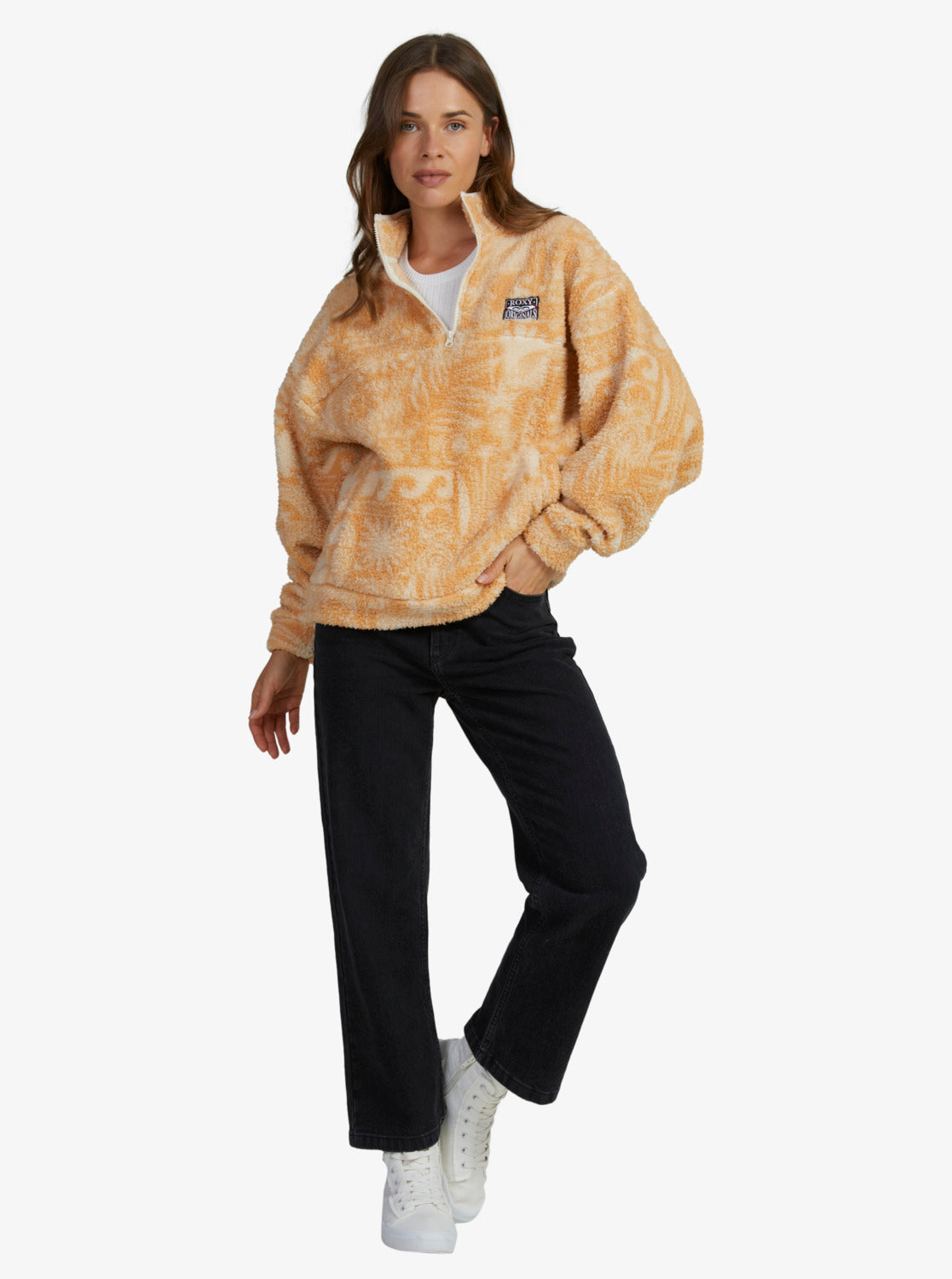 Womens Jive Talking Half-Zip Fleece