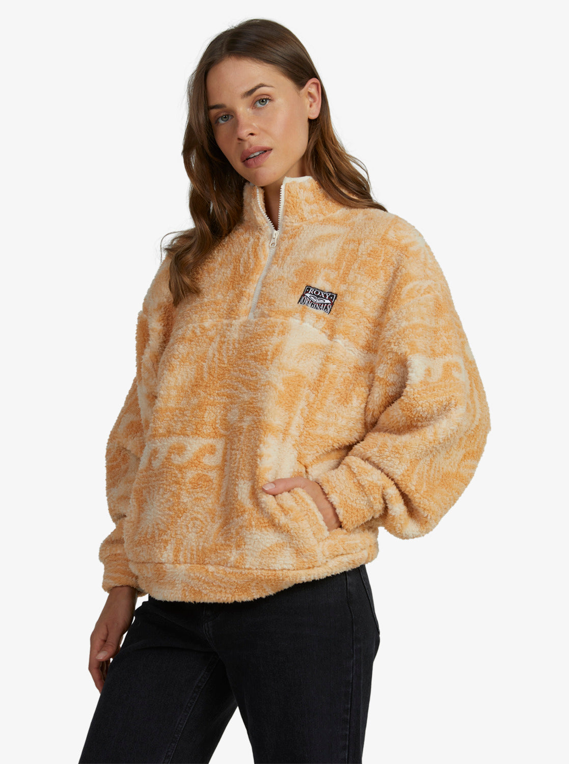 Womens Jive Talking Half-Zip Fleece