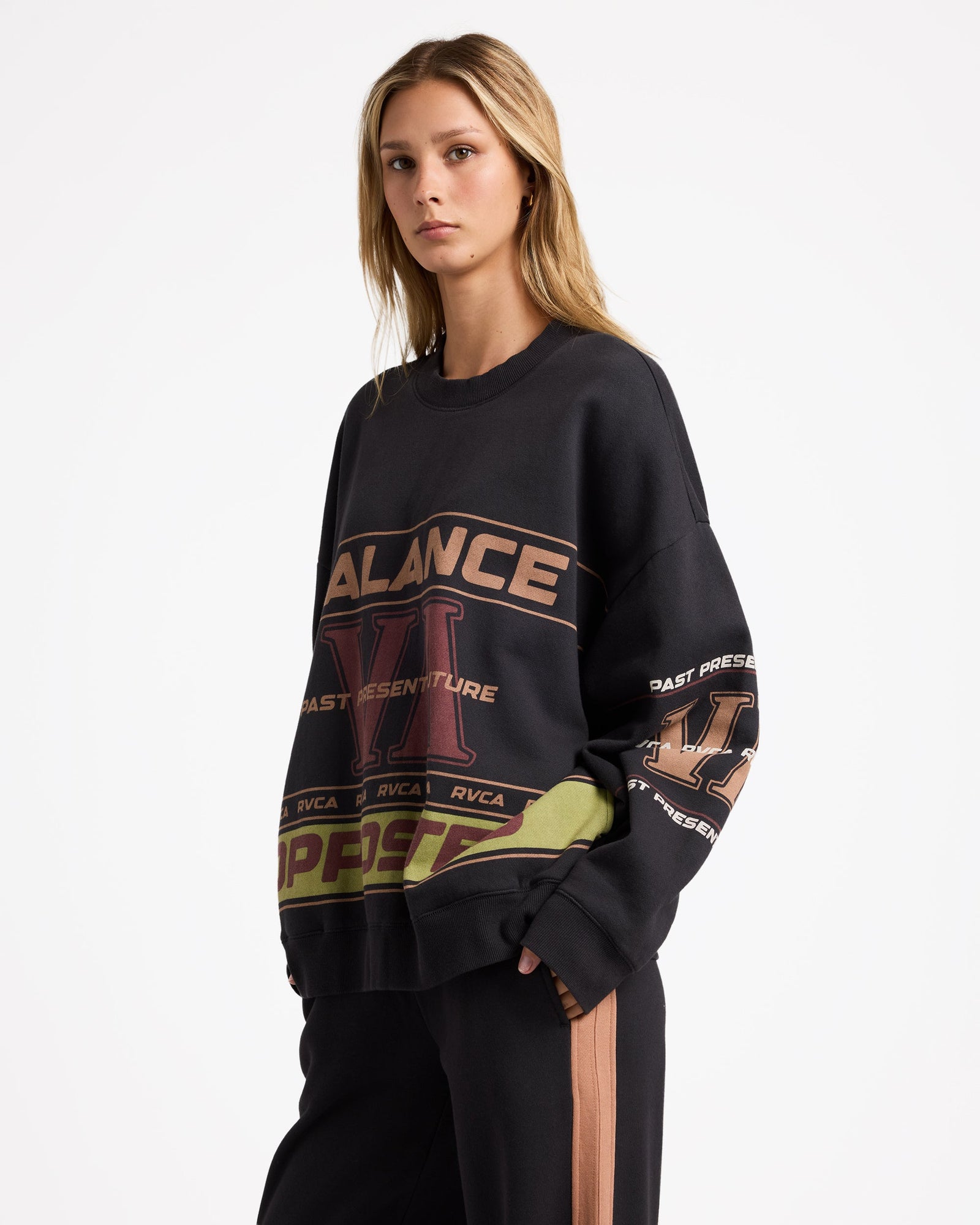 Womens Puck It Pover Sweater Washed Black - Image 3