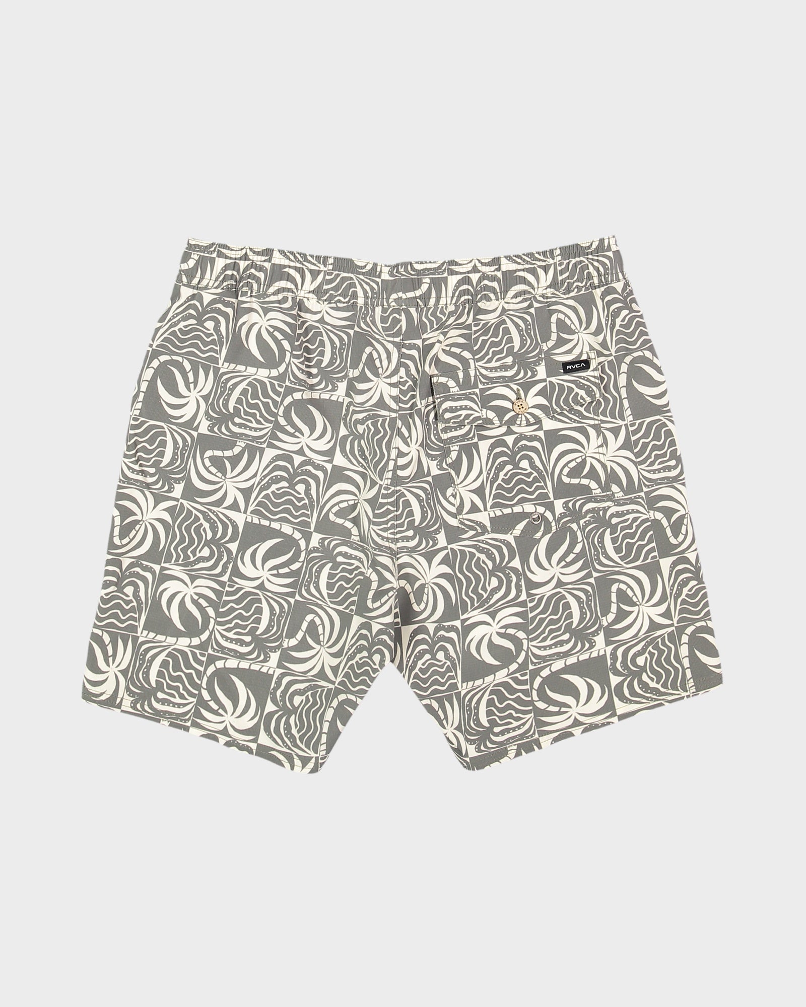 Mens Exotica Print Board Short Sage Leaf - Image 14