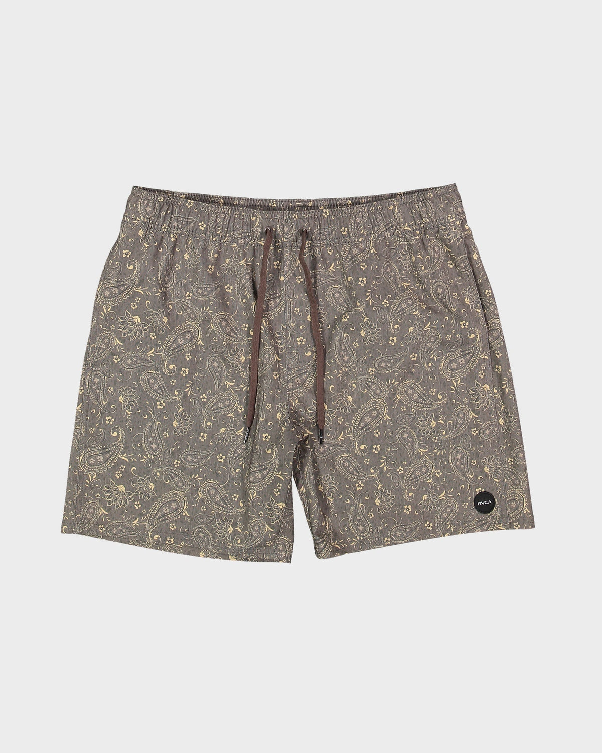 Mens Atlas Elastic Board Shorts Chocolate - Image 8