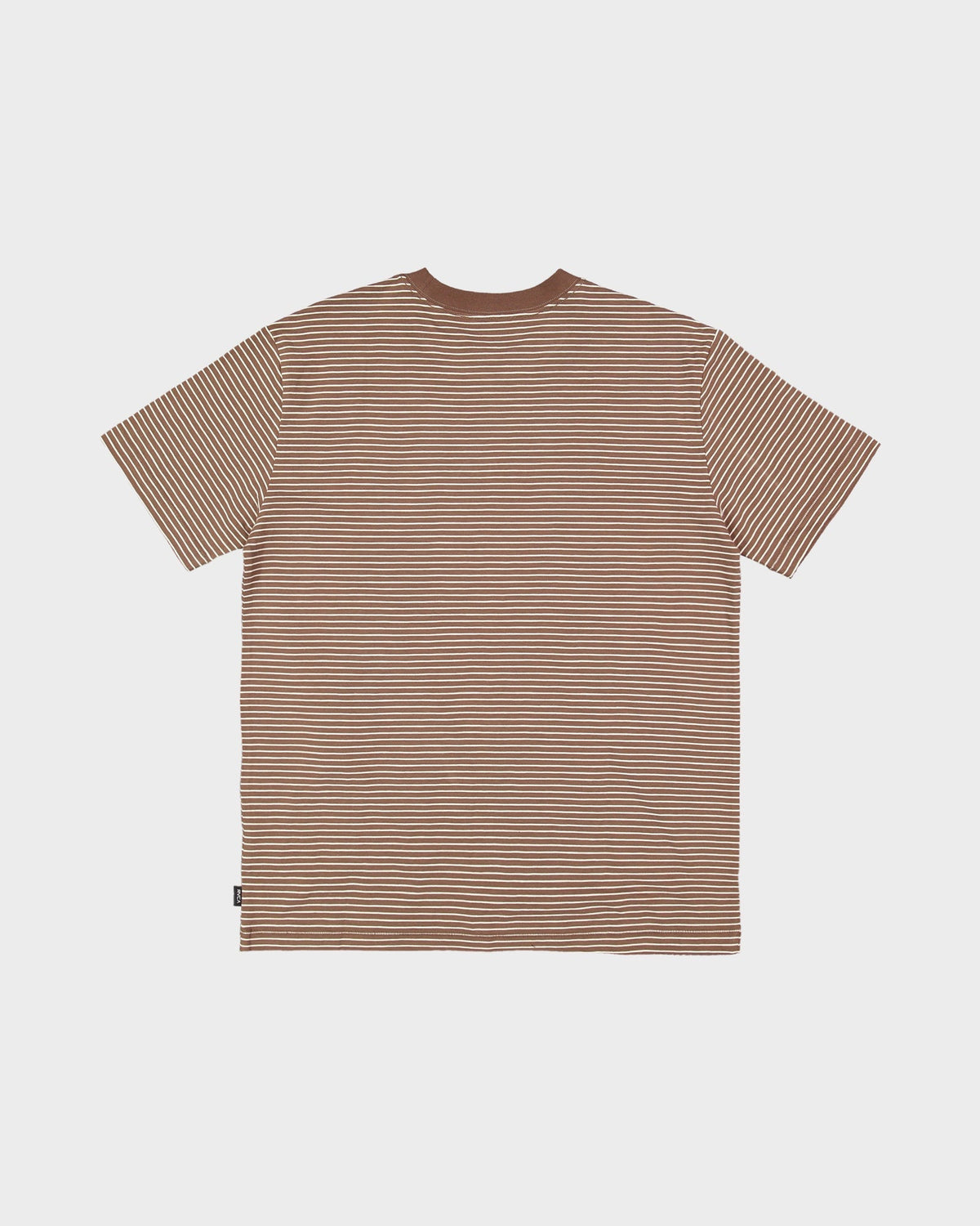 Mens RVCA Corp T Shirt Latte - Image 2