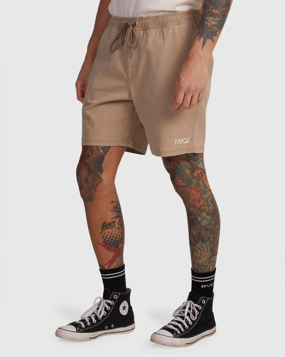 Mens Escape Elastic Exotica Walkshorts Timber - Image 2