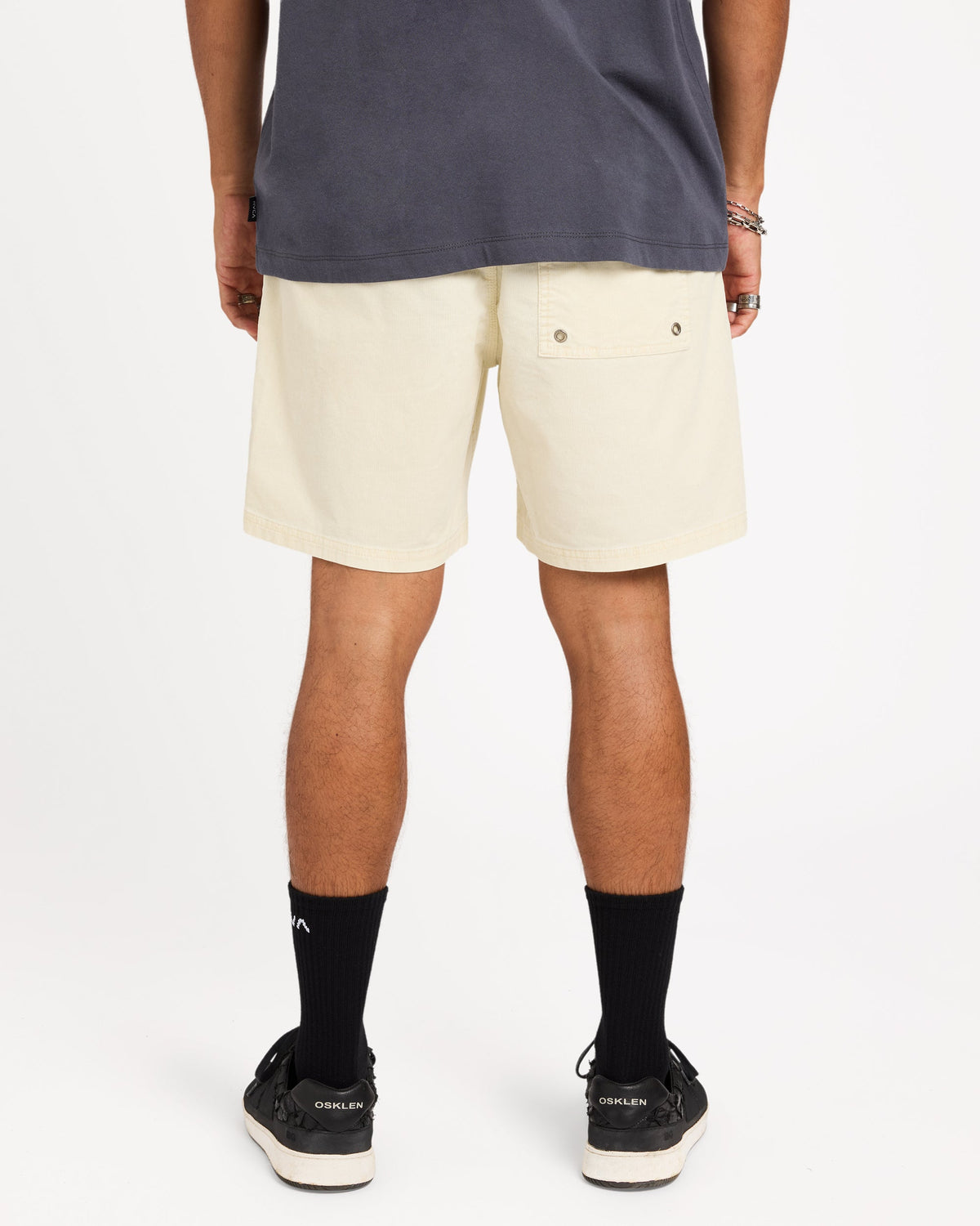 Mens Escape II Corduroy Shorts Natural - Image 10