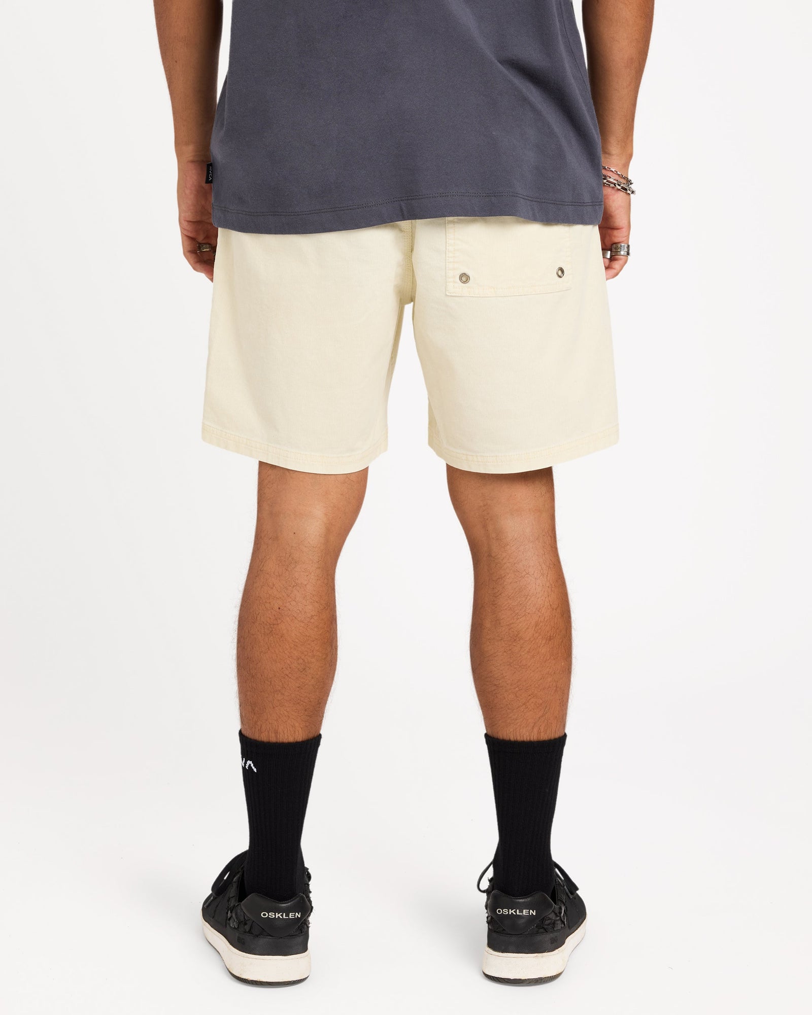 Mens Escape II Corduroy Shorts Natural - Image 10