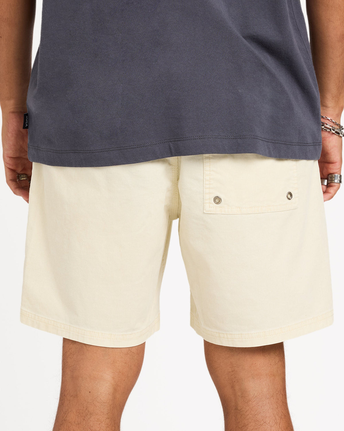 Mens Escape II Corduroy Shorts Natural - Image 14