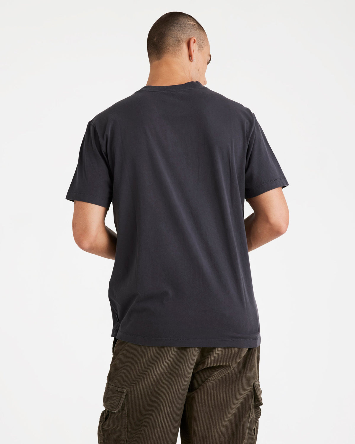 Mens Unflipped T Shirt Washed Olive - Image 2