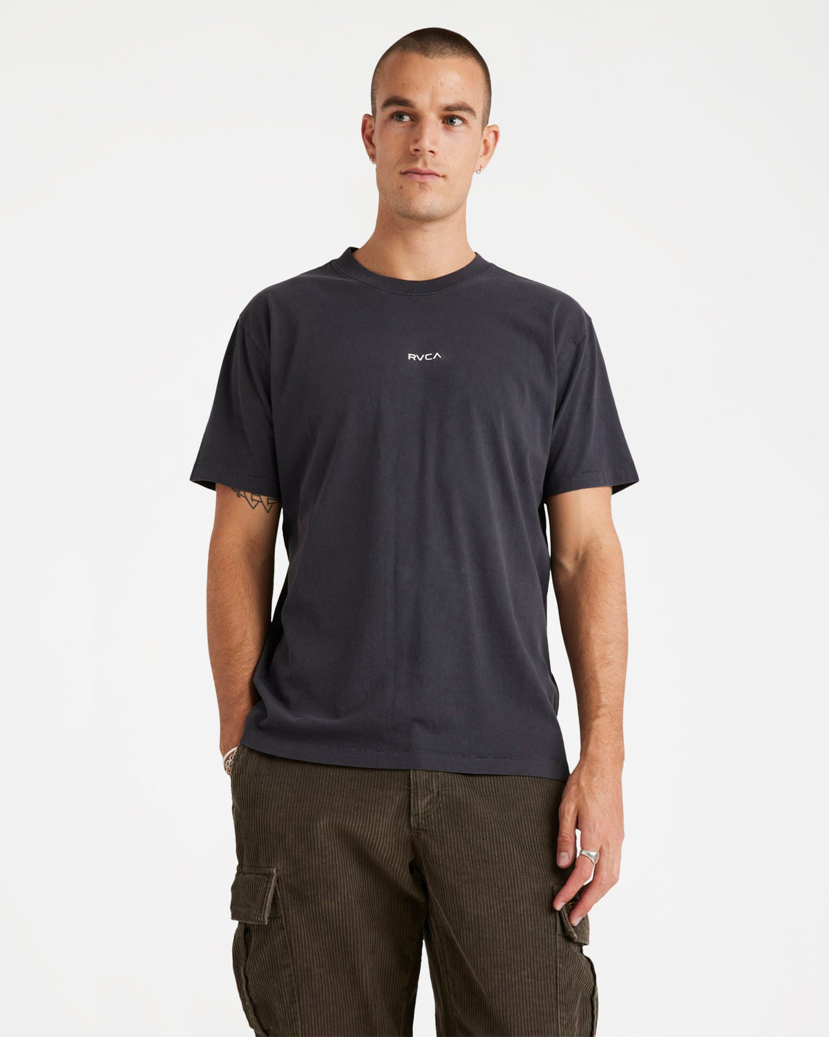 Mens Unflipped T Shirt Washed Olive - Image 1
