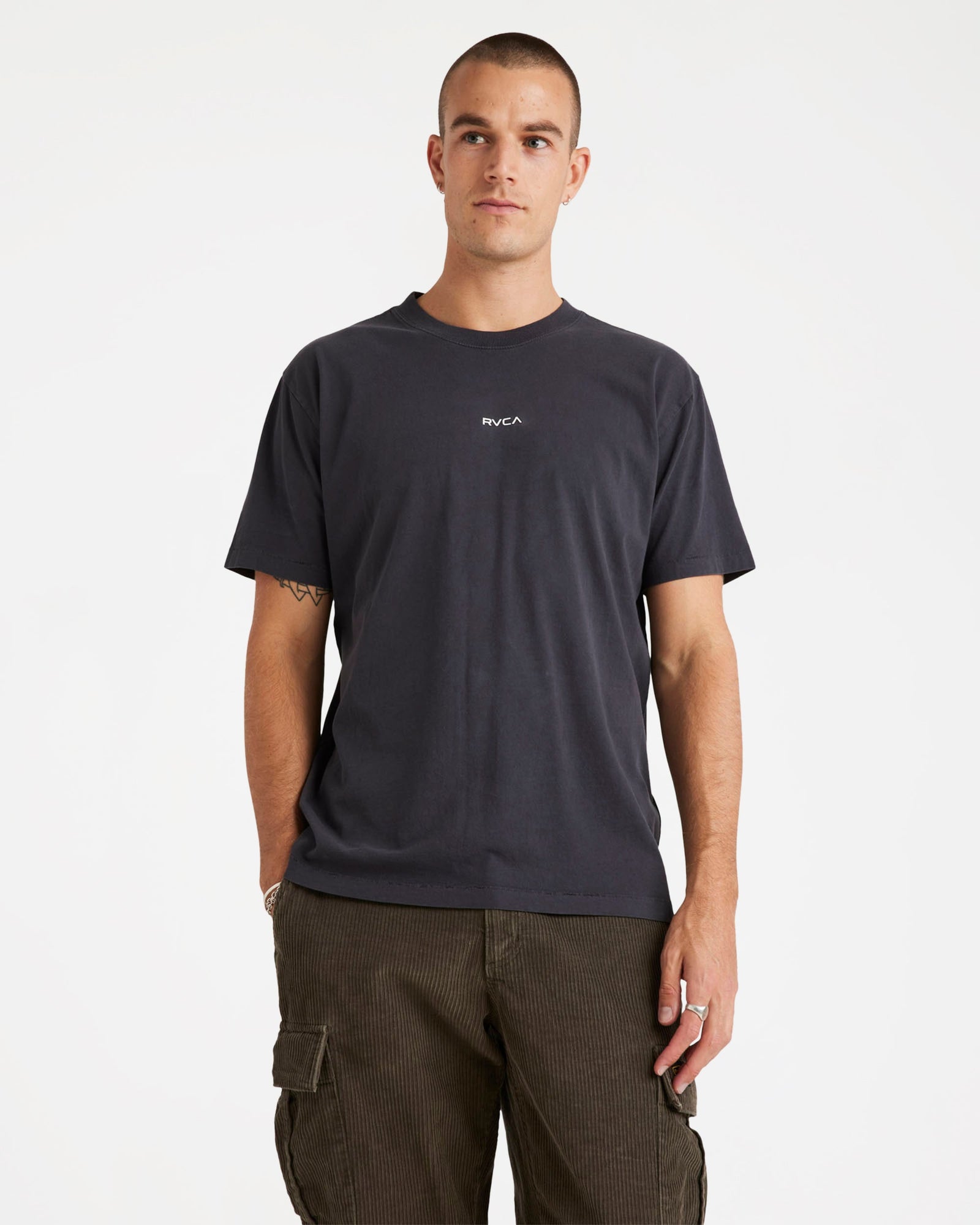 Mens Unflipped T Shirt Washed Olive - Image 1