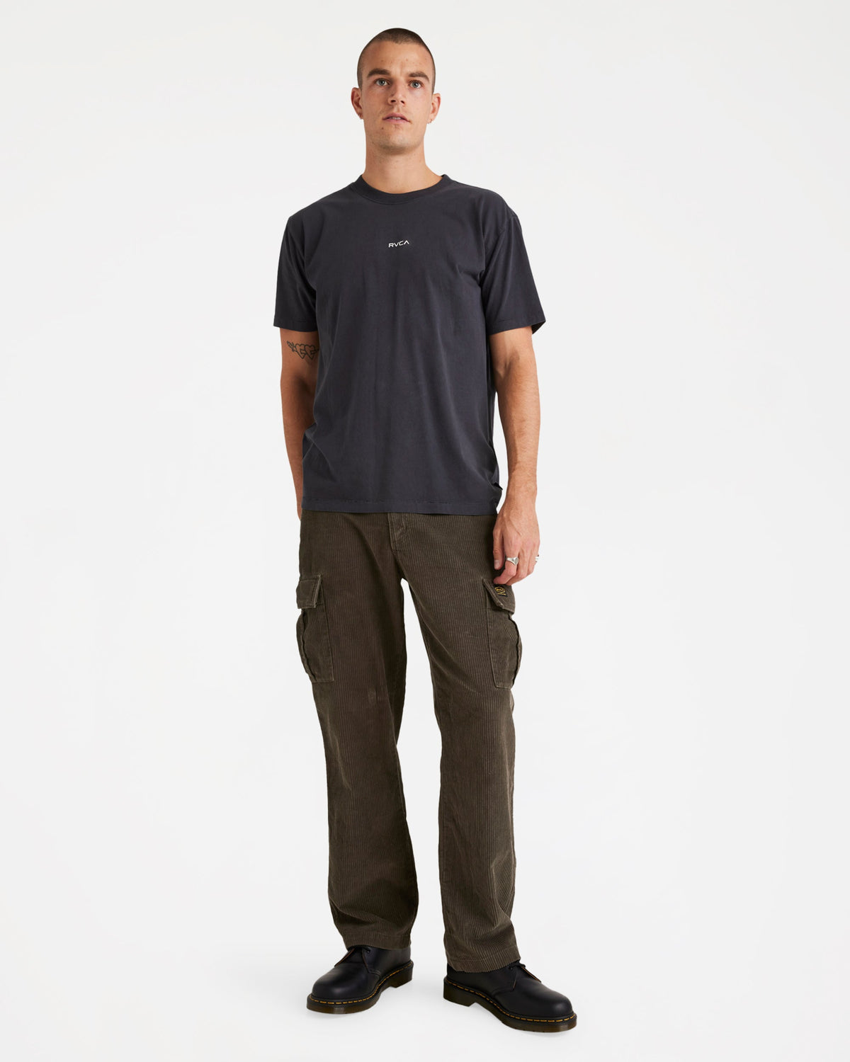 Mens Unflipped T Shirt Washed Olive - Image 5