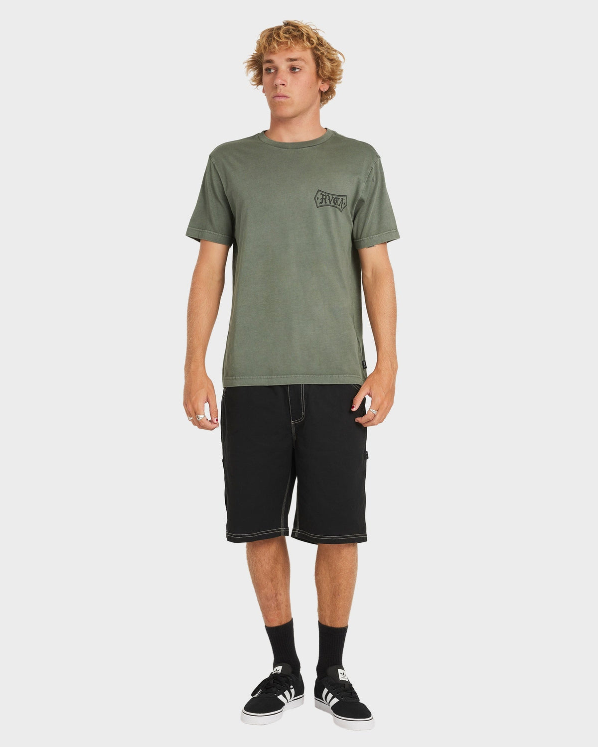 Mens Meric T Shirt Sage Leaf - Image 5
