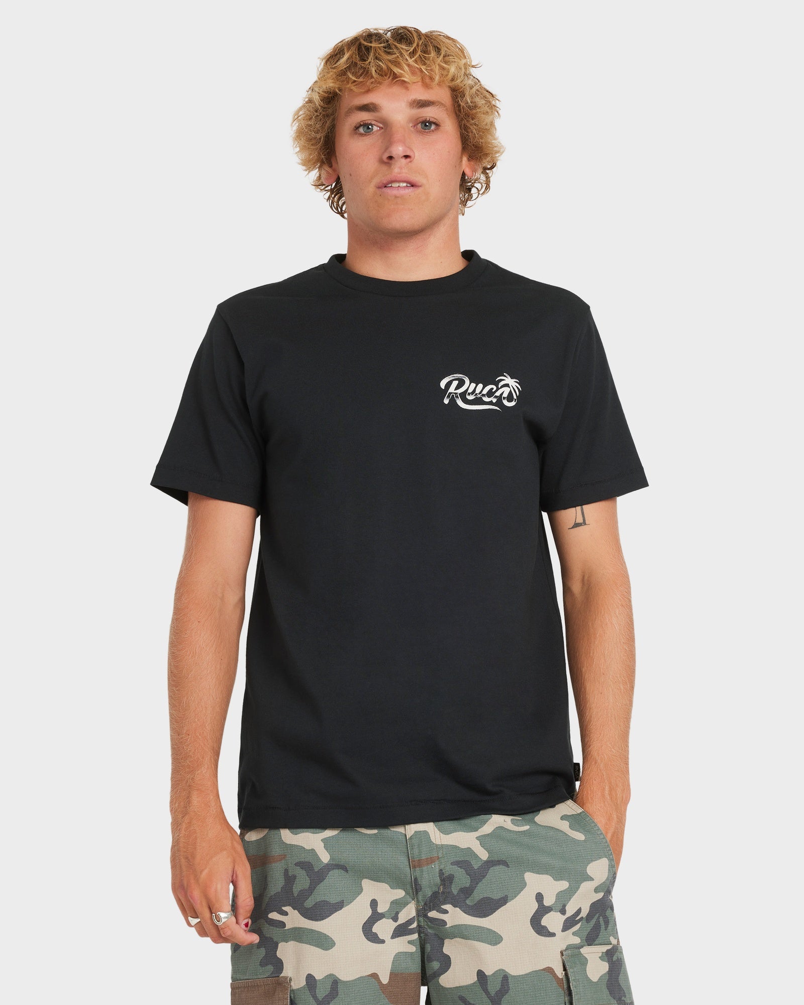 Mens Kromed T Shirt Black - Image 1