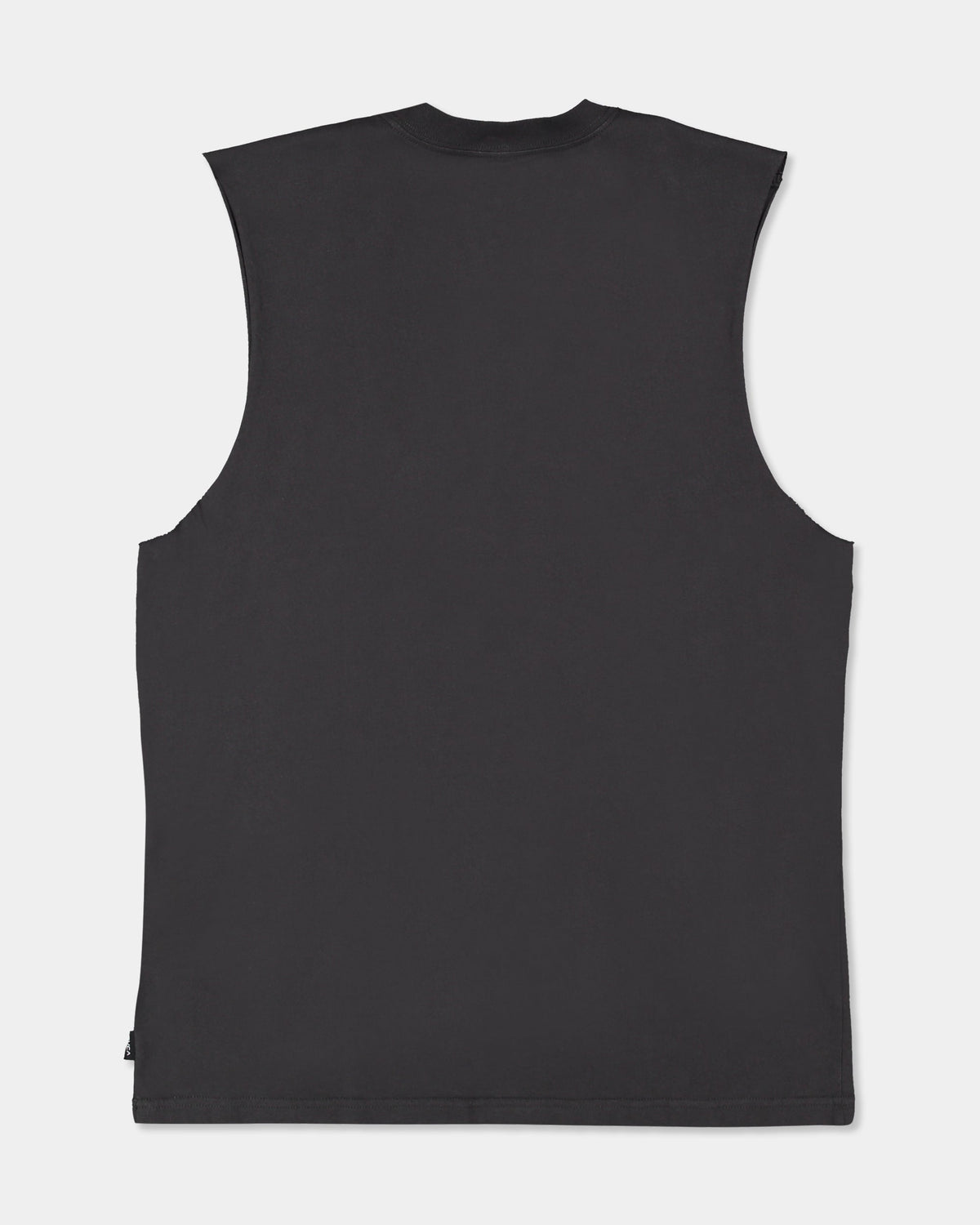 Mens Eagle Muscle T Shirt Washed Black - Image 2