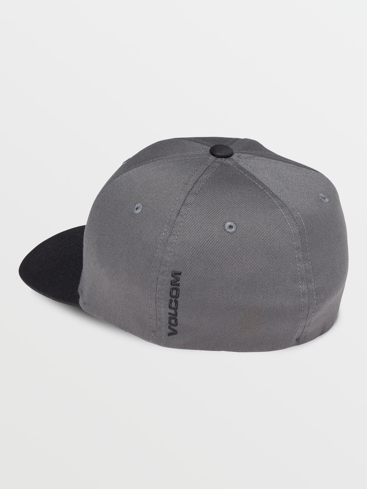Volcom Full Stone Flexfit Hat Asphalt Black