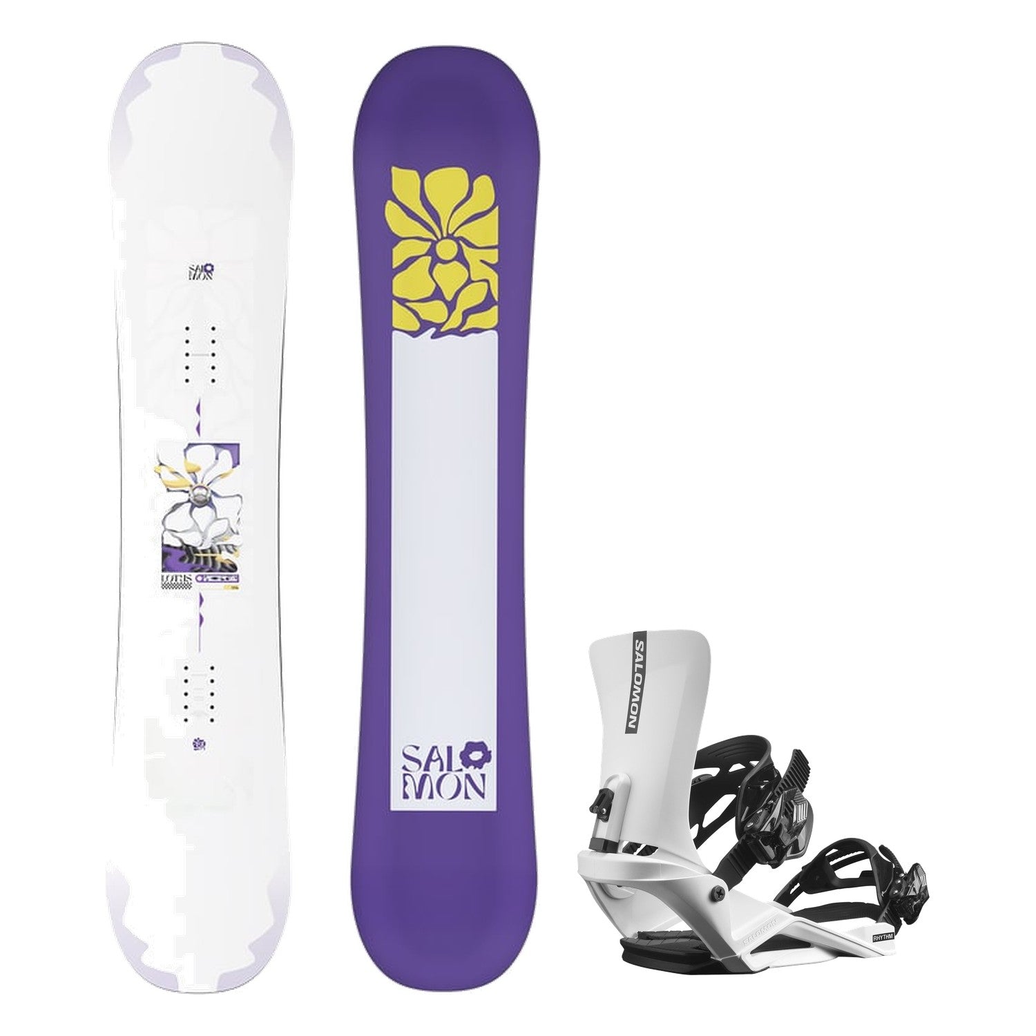 Lotus Snowboard w/ Rhythm Bindings Package - Image 1