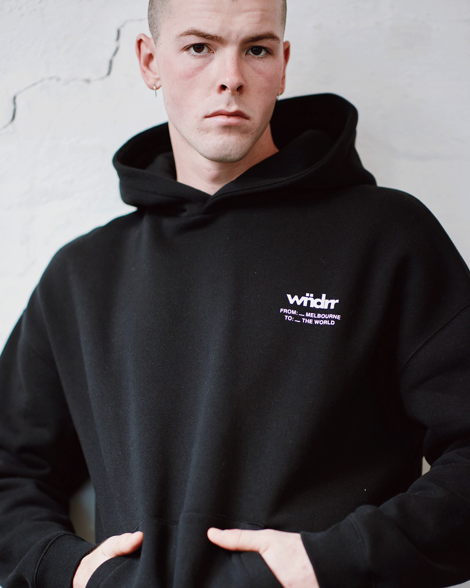 The World Hood Sweat - Black