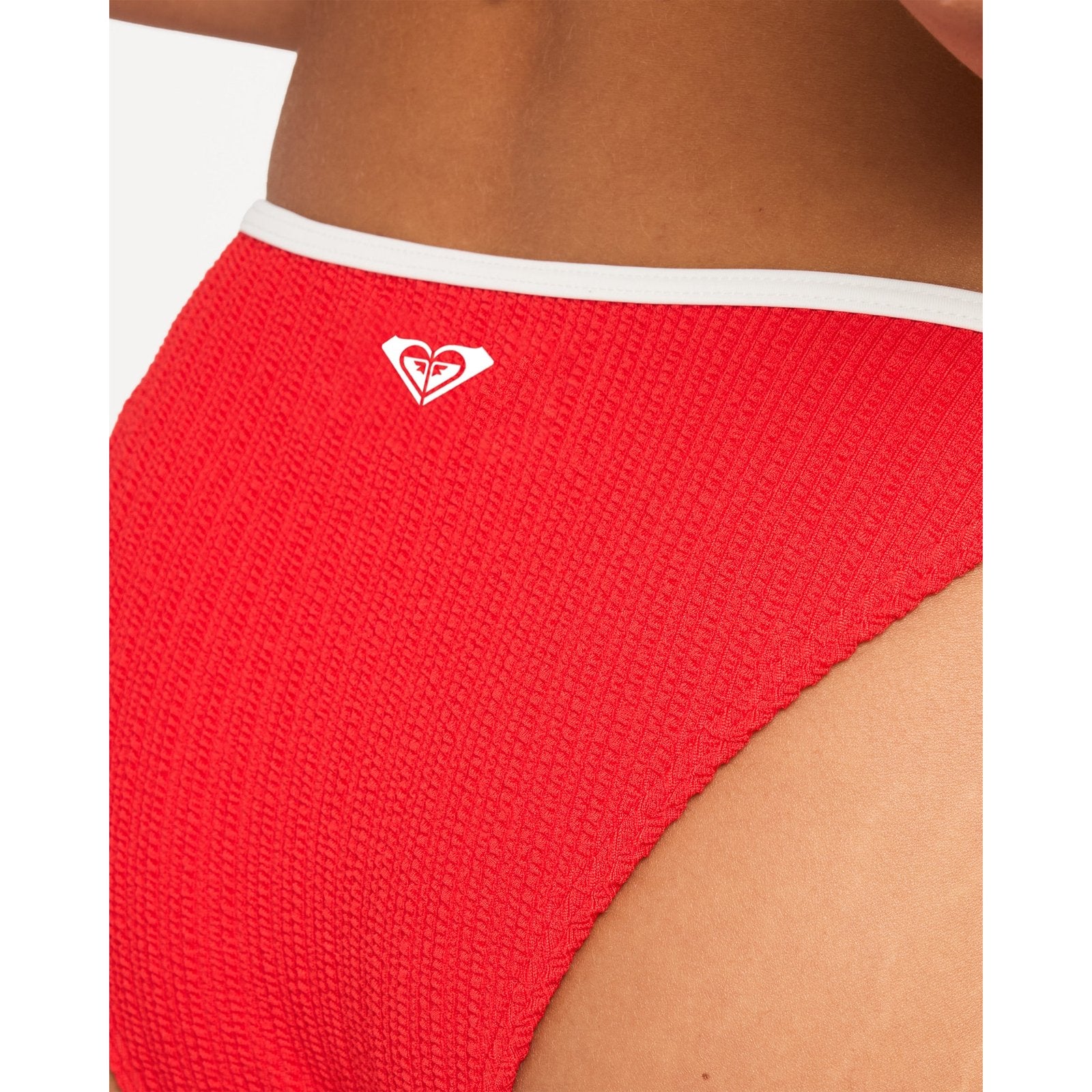Womens Aruba Field Tie Side Mod Bikini Bottom High Risk Red - Image 4