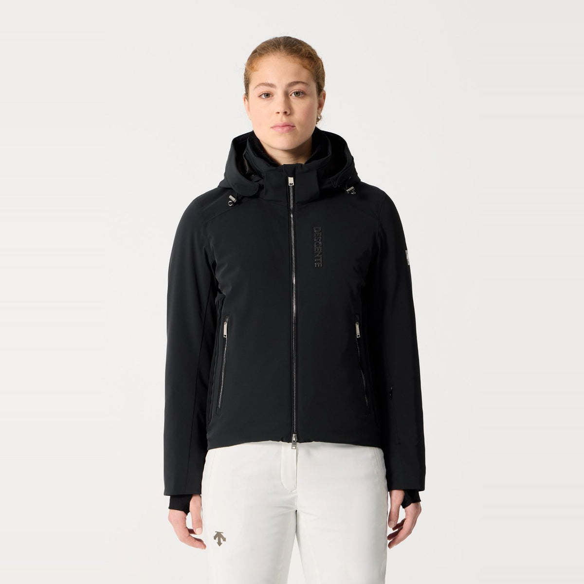 Womens Insulated Ski Jacket Black - Image 1
