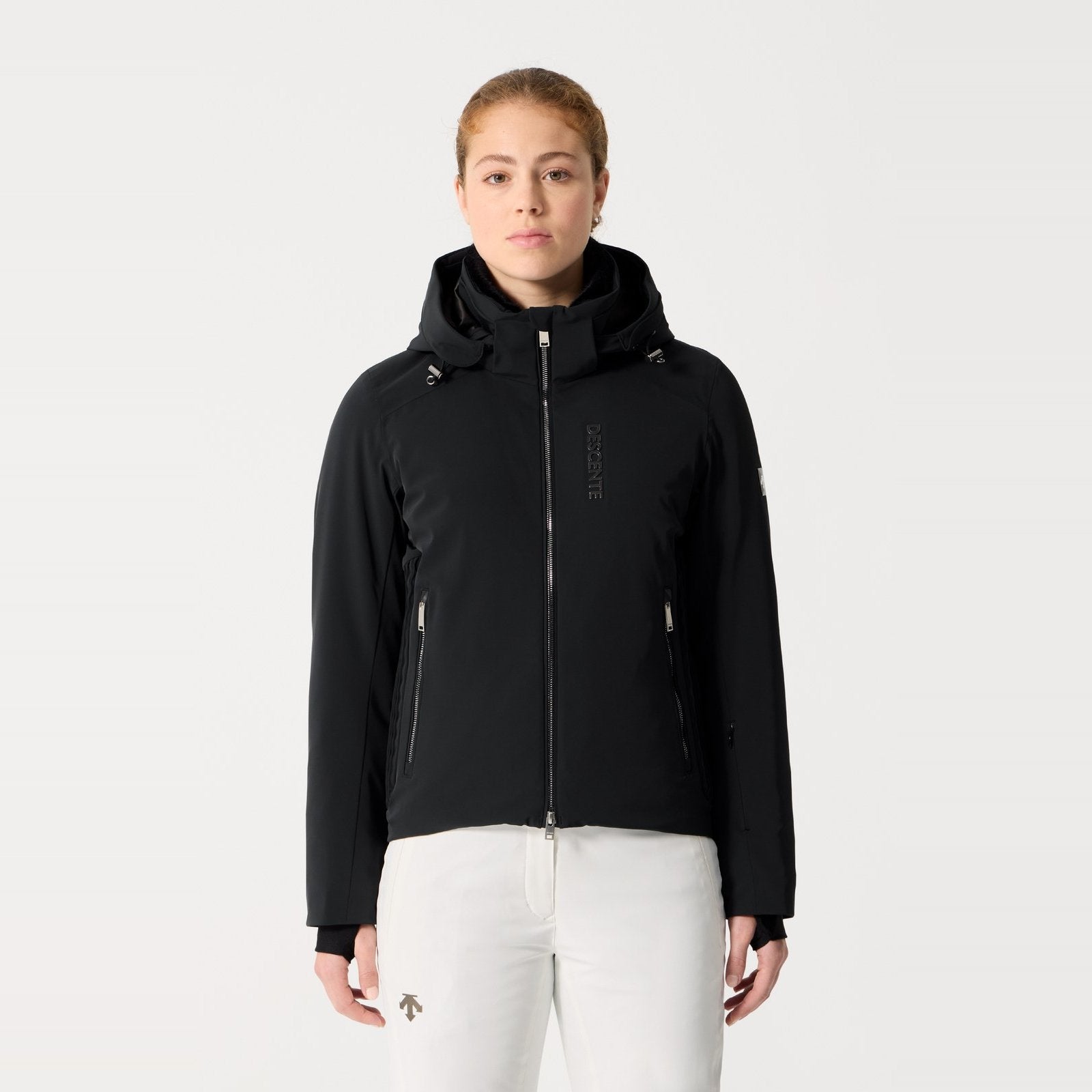 Womens Insulated Ski Jacket Black - Image 1