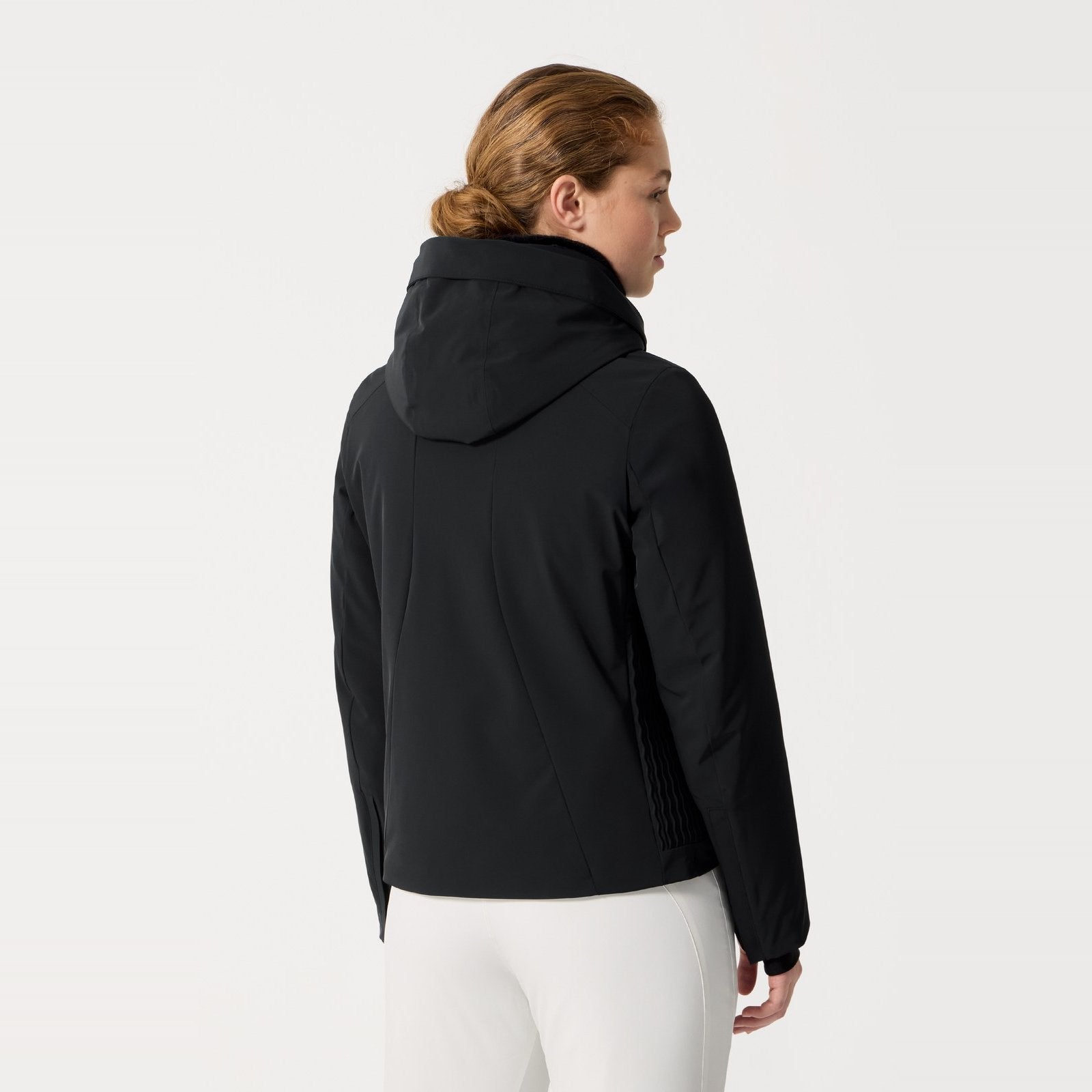 Womens Insulated Ski Jacket Black - Image 2