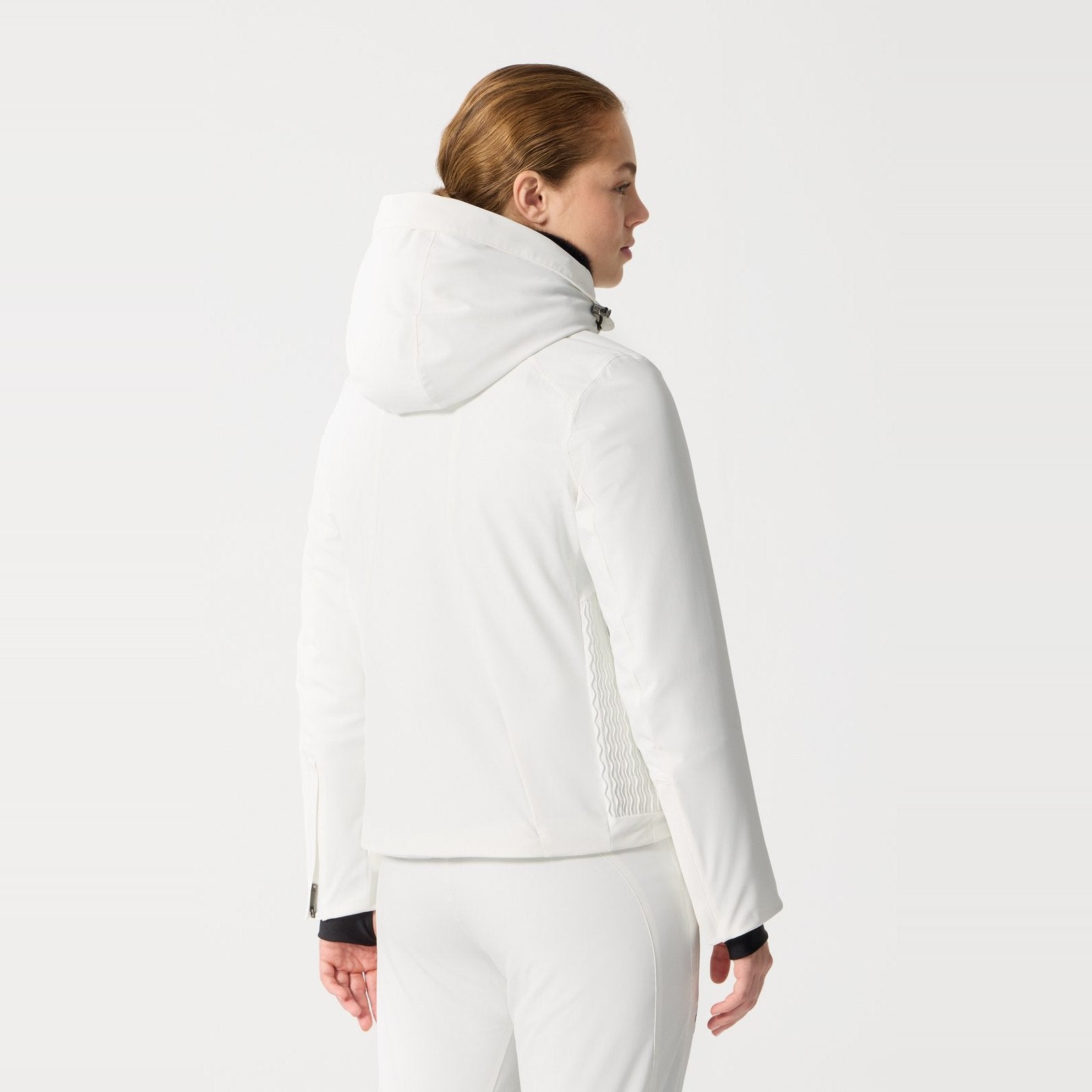 Womens Insulated Ski Jacket Super White - Image 5