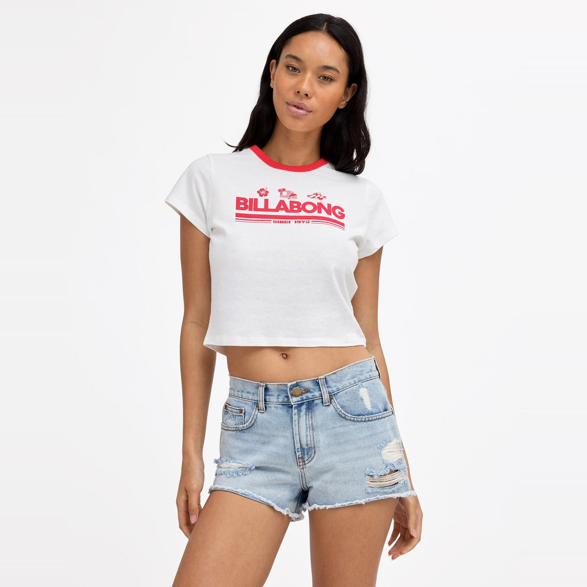 Womens On The Road T-Shirt Salt Crystal - Image 1